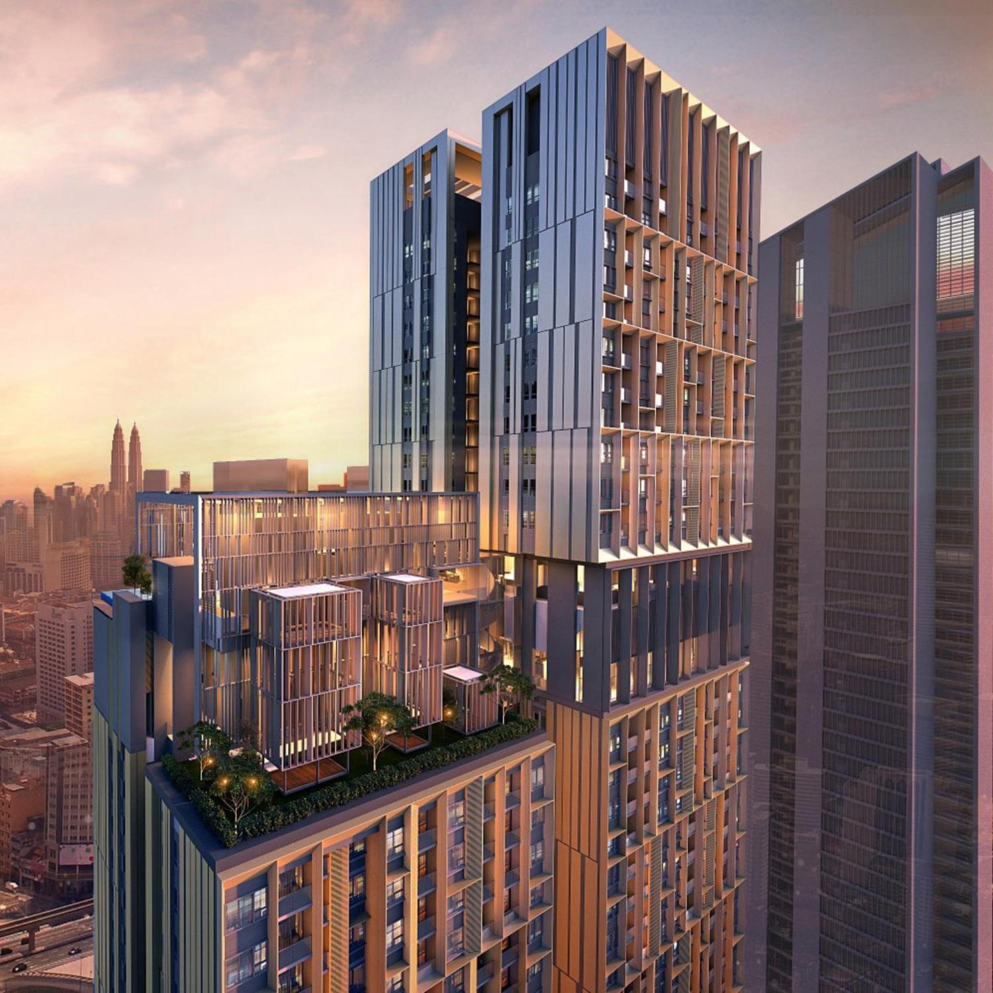 Lotus Infinity Pool At Lucentia Apartment Kuala Lumpur Exterior photo